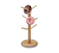 Supporto per Brezel | Porta Ciambelle per Feste | Rack Organizzatore A Forma Di Albero Con 6 Bracci Base Stabile Per Buffet Compleanni Matrimoni Bar Ristoranti Brunch Cucina