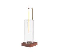 Supporto per bruciatore di incenso in rimovibile, base per contenitore di cenere, design anti-spill, accessorio per il rilascio di fragranze per zona yoga lenisce la regolazione della