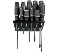 Supporto per cacciavite in ferro con 11 fori e 22 fori per un'organizzazione affidabile dell'officina (A)