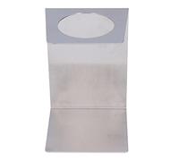 Supporto per caffè a goccia di piccole dimensioni, leggero, resistente, in metallo, riutilizzabile, per versare sopra il caffè, per la casa del bar (Colore acciaio inossidabile spazzolato)