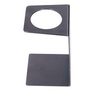 Supporto per caffè a goccia di piccole dimensioni, leggero, resistente, in metallo, riutilizzabile, per versare sopra il caffè, per la casa del bar (Nera)