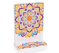 Supporto per Calendario Giornaliero da Tavolo con Fogli a Strappo | MANDALA | Compatibile con altri Ricambi di Calendari a Blocco Formato A6 | Dimensioni cm 12x17x6