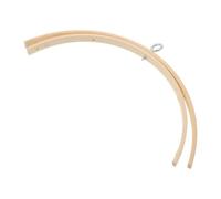 Supporto per Campanello a Vento in Legno, 20cm, Fai da Te | Legno e Metallo, Montaggio Semplice e Regolabile, Sospensione per Patio e Soggiorno