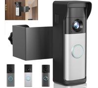 Supporto per campanello antifurto compatibile con anello più recente 2026 batteria campanello/Plus/Pro, senza trapano, staffa per campanello per videocamera wireless con copertura antipioggia per