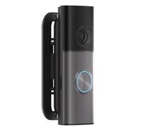 Supporto per campanello regolabile compatibile con Ring Battery Video Doorbell 2a Gen/Plus/Pro & Ring Wired Video Doorbell Pro, supporto angolare a 35° sinistra/destra con cuscinetto adesivo e viti