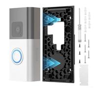 Supporto per campanello regolabile compatibile con Ring Video Doorbell 2020 Release, OffeFor Ring NoDrill e metodi di installazione a vite con maggiore sicurezza