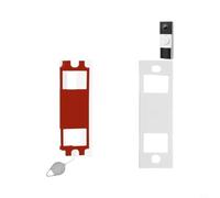 Supporto per campanello senza trapano per Tapo TD21 D210 D235 con chiave e | Kit di installazione sicuro per videocitofono per modelli Tapo, include chiave di rilascio e strisce a nastro resistenti (set