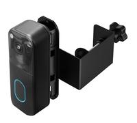 Supporto per campanello, supporto per fotocamera, senza punzonatura, supporto per campanello ad angolo regolabile, senza fori, per telecamera esterna per dormitorio di sicurezza, camera