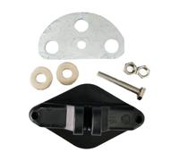 Supporto per Cancello Elettrico, Isolatore per Palo in Legno a 3 Punti, Installazione Semplice, 8.5x6.75x5 cm