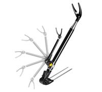 Supporto per canna da a terra, supporto multifunzionale per canna da plug-in da terra, supporto telescopico per laghi, fiumi, acqua e salata