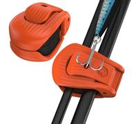 Supporto per canna da | Attrezzature per abbattimento portatile | 2 pezzi di supporto per clip per canne da | Morsetto antiscivolo per rimuovere il pavimento, spiaggia, fiume,