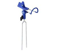 Supporto per canna da da riva, rotazione a 360 gradi, organizer per accessori per a traina, per la notte, per pesci gatto, molo, spigola, spiaggia e avventura