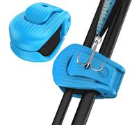 Supporto per canna da - Morsetto antiscivolo | 2 pezzi portacanne da elastici,per riva terra kayak lago fiume traina barca molo