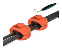 Supporto per canna da , morsetto antiscivolo, clip fisse per canna da da riva, spiaggia, lago, fiume, barca, kayak, traina, pescatori, pescatori