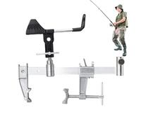 Supporto per canna da per barche - Supporto per canna da Supporto regolabile per canna da | Pinza per porta canna da morsetto per supporto canna da da per