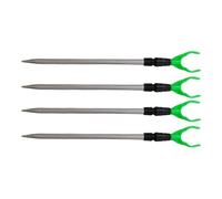 Supporto per canna da pesca a terra, 4 pezzi, strumento telescopico da pesca con , supporti per canna da pesca, per pescatori, uomini, genitori, sposi, laghi, fiumi, torrenti, embals