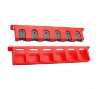 Supporto per canna da pesca da parete con slot dedicati per più canne, design verticale compatto per ottimizzare lo spazio in garage o aree di pesca domestiche (rosso B)