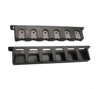 Supporto per canna da pesca da parete con slot dedicati per più canne, design verticale compatto per ottimizzare lo spazio in garage o aree di pesca domestiche (nero B)