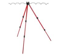 Supporto per canna da pesca da pavimento, portatile e regolabile | Supporto per canna da pesca a tre gambe per pescatori e principianti su laghetti, ruscelli, laghi e stagni lungo le rive