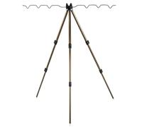 Supporto per canna da pesca da pavimento, portatile e regolabile | Supporto per canna da pesca a tre gambe per pescatori e principianti su laghetti, ruscelli, laghi e stagni lungo le rive