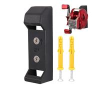 Supporto per canna da pesca, facile da installare, porta mulinello da pesca, supporto deluxe per canne da fuoco, espositore per accessori da pesca, organizer con viti per organizzare la casa