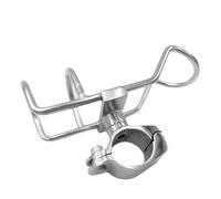 Supporto per canna da pesca in acciaio inossidabile Staffa per palo regolabile a 360 gradi Supporto per canna da pesca in acciaio Supporto per attrezzatura da pesca Morsetto su asta di montaggio su