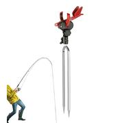 Supporto per canna da pesca in morbido silicone, antiscivolo, supporto per canna da pesca, supporto per terra, per professionisti, principianti, appassionati di padre, marito, fiume, lago, stagno
