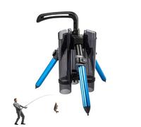 Supporto Per Canna Da Pesca In Piedi - Supporto Per Canna Da Pesca | Supporto Per Canna Da Pesca Da Pavimento In Lega Di Alluminio, Poggiacanne Da Pesca A Innesto, Portacanne Ispessiti Per Barche 3 Ca