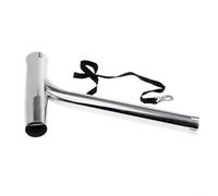 Supporto per canna da pesca in resistente acciaio inossidabile 316 con cinghia a sgancio rapido per un montaggio sicuro su yacht e navi marittime