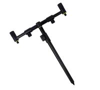 Supporto per canna da pesca per terra - Supporto per canna da pesca con plettri | Supporto per allarme puntura di pesca, supporto per canna da spiaggia, barra di allarme morso da pesca