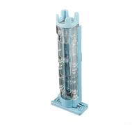 Supporto per canna da pesca senza trapano compatibile con scatole per esche e contenitori per esche, design compatto e portatile per pescatori in movimento (blu)