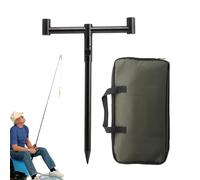 Supporto per canna da , regolabile, per esterni, spiaggia, fiume, lago, stagno, riva, mattina e notte
