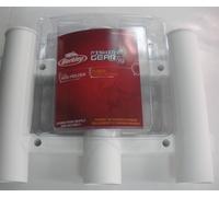 Berkley Durevole Verticale Tubo Asta Rack Polipropilene Costruzione Bianco TR1W