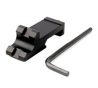 Supporto per cannocchiale offset a 45 gradi, supporto per mirino angolato a sgancio rapido per guida P.icatinny, supporto per mirino a punto rosso/punto verde leggero da 20 mm