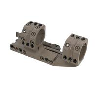 Supporto per cannocchiale tattico a sbalzo, anelli da 34 mm, con leva a sgancio rapido QD, design di precisione aeronautica in un unico pezzo, supporto per telescopio altezza linea centrale da 3,9 cm