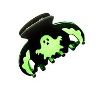 Supporto per capelli, chiusura in acrilico fluorescente, foto festive, C | Accessorio per capelli stagionale per look da festa, aggiornamenti autunnali, foto a tema, aggiornamenti quotidiani