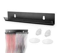 Supporto per capelli in metallo, supporto per capelli da parete | estensioni di lavaggio, colorazione asciugatura, supporto per capelli per clip, banda, per la cura delle estensioni D