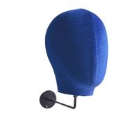 Supporto per cappelli con testa di manichino da parete, espositore per