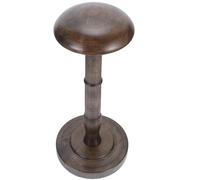 Supporto per cappelli in legno, 33 cm, con asta di supporto resistente, elegante per negozi di arredamento e abbigliamento, perfetto per C e parrucche