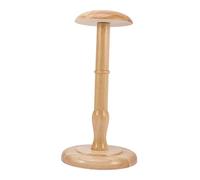 Supporto per cappelli in legno, porta parrucche e cupola per scrivania, guardaroba e negozio di abbigliamento, perfetto per cappelli, C e accessori