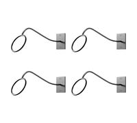 Supporto per cappelli occidentali, organizer a tesa larga per montaggio a parete, gancio per cappelli da sole in metallo per cappelli da sole da parete