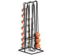 Supporto per capsule di caffè Nespresso, in metallo, nero, 30 cm