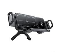 Supporto per caricabatterie da auto wireless da 15 W con supporto girevole per telefono e ricarica intelligente con rilevamento automatico, clip regolabile per bocchetta del cruscotto per Samsung per