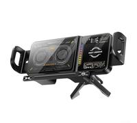 Supporto per caricabatterie da auto wireless girevole da 15 W per Samsung Z Fold & Flip, supporto pieghevole per telefono per Huawei Mate X2 (nero)