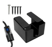 Supporto per caricabatterie EV, scatola di controllo del caricatore EV - Supporto per cavo di ricarica EV aggiornato | Supporto per cavo di ricarica in metallo EV, organizer da parete per ricarica