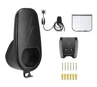 Supporto per Caricabatterie, Organizer per Cavi di Ricarica Tipo 2, Supporto per Cavo per Auto, Supporto a Parete per Motore Tesla Model Y e Modello 3, Standard Europei e Protezione Antipioggia