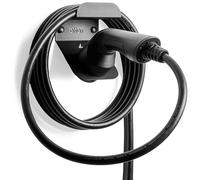 Supporto per caricabatterie per auto elettrica. Base, Gancio da parete, Tubo flessibile, Caricabatteria per auto elettrica, EV, Organizzatore Cavi, Accessori Auto, Accessori Moto. (Nero)