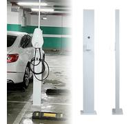 Supporto per Caricabatterie per Veicoli elettrici, connettore EV, Protezione dalle intemperie per la Ricarica di Veicoli elettrici all'aperto, per Stazione di Ricarica, Montaggio a Pavimento