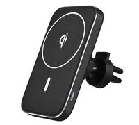Supporto per caricabatterie rapido per auto wireless magnetico da 15 W.
