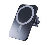 Supporto per caricabatterie wireless da auto, forte fissaggio magnetico con ricarica rapida da 15 W, supporto per telefono con bloccaggio automatico
